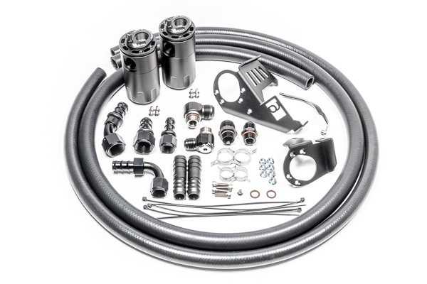Radium Engineering — Radium Engineering Dual Catch Can Kit Subaru VB Fluid Lock - view 3